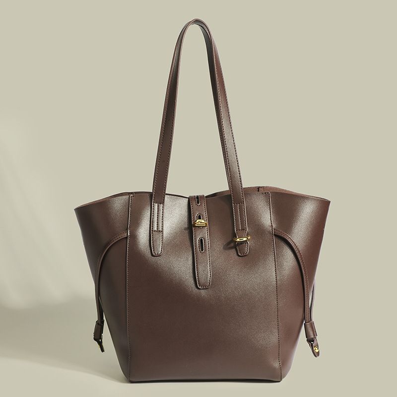 Beuteltasche Damen 2024 neue einschultrige Umhängetasche große Kapazität Sommer fortschrittliche Arbeits-Pendler-Einkaufstasche_voghion.com