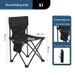 Outdoor Camping Chair Small Folding Art Student Portable Ultra-light Fishing Stool_voghion.com