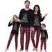 3D Printed Christmas Family Matching Pajama Set – Soft Plaid & Holiday-Themed Sleepwear For Adults & Kids (Long Sleeve, Cozy Winter PJs)_voghion.com