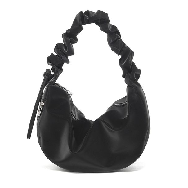 Borsa a spalla singola in stile coreano Saddle Dumpling di medie dimensioni per San Valentino, borsa Hobbo 2025, nuovo stile autunno/inverno, alla moda e versatile_voghion.com
