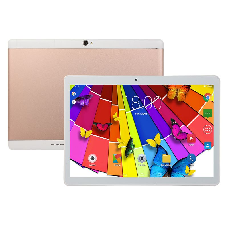 Tablet Android da 10 pollici con chiamate 3G - Dual SIM, display IPS HD, processore quad-core, 4 GB di RAM e 64 GB di memoria interna._voghion.com