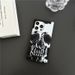 Trendy Skull Head Compatible With IPhone 16 17 Pro Max Phone Case Electroplated 15 Square 14 Soft_voghion.com