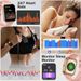 Smart Watch For Women 1.96HD Smartwatch Answer Make Call With Heart Rate Sleep Monitor Spo2 Pedometer Fiess Activity_voghion.com
