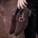 Chaussures en cuir décontractées pour hommes, de qualité imbattable, en daim givré, tendance et décontractées, style printemps, Le Fu Dou_voghion.com