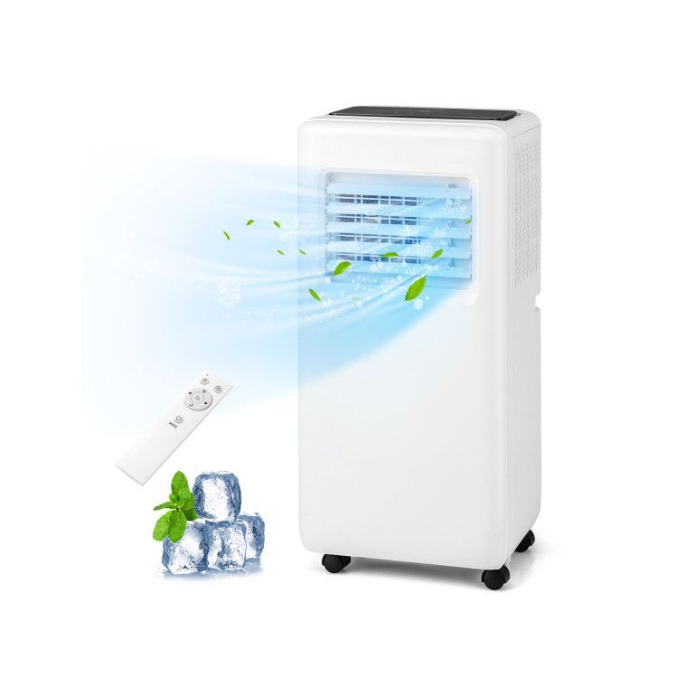 3-in-1 8000 BTU Portable Air Conditioner With Remote Control_voghion.com