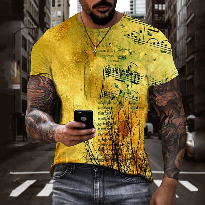 3D-gedrucktes T-Shirt für Herren und Damen, Sommermode, lässig, kurzärmelig, cooles T-Shirt, Harajuku, Streetwear, übergroßes Oberteil, 6XL_voghion.com