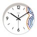 Yipula 7032 Living Room Simple Modern Nordic Round Silent Fashion Creative Wall Clock_voghion.com