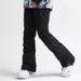001 Gsousnow Damen Winddicht Wasserdicht Verdickt Warm Skianzug Snowboard Schneehose mit Riemen_voghion.com