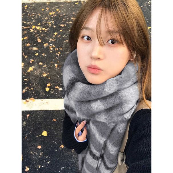 Ms. Inverno 2025 Nuova sciarpa calda estiva scozzese di alta qualità Accessori per studentesse_voghion.com