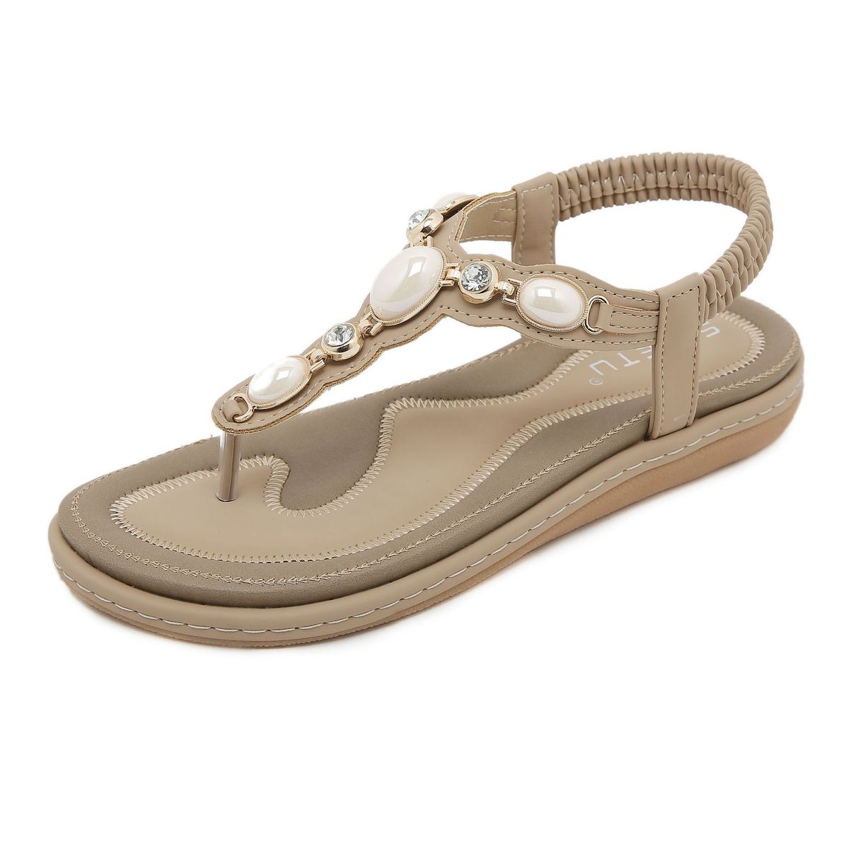 W676-6 Sandalias planas de playa informales y cómodas para mujer, verano 2025_voghion.com