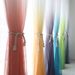 Pure Color Full Dolly Gradient Printing Window Screen Curtain Cloth Linen Curtain Rod Bag Buttonhole_voghion.com
