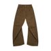 Men's Washed 3D Carpenter Pants – Vintage Workwear, Relaxed Fit, 100% Cotton (Black/Brown/Gray, S-XL)_voghion.com
