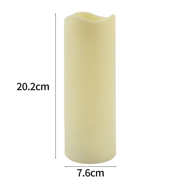 Bougie transfrontalière, lumière ondulée, bouche colorée, télécommande, arrangement de mariage, décoration de la maison, impression, rotation inférieure, sûre et sans fuite_voghion.com