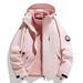 Unisex 3-in-1 Waterproof Hiking Jacket - Windproof Mountain Shell With Detachable Fleece Lining_voghion.com