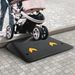 Upgraded 4" Rise Rubber Threshold Ramp With Single Channel | Non-Slip Textured Surface | Heavy-Duty Design Supports 33, 069 Lbs | Ideal For Wheelchairs, Scooters, And Shelf Liners_voghion.com