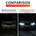 Car led crystal tear light guide daytime running light white to yellow two color streamer turn signal high brightness universal modification_voghion.com