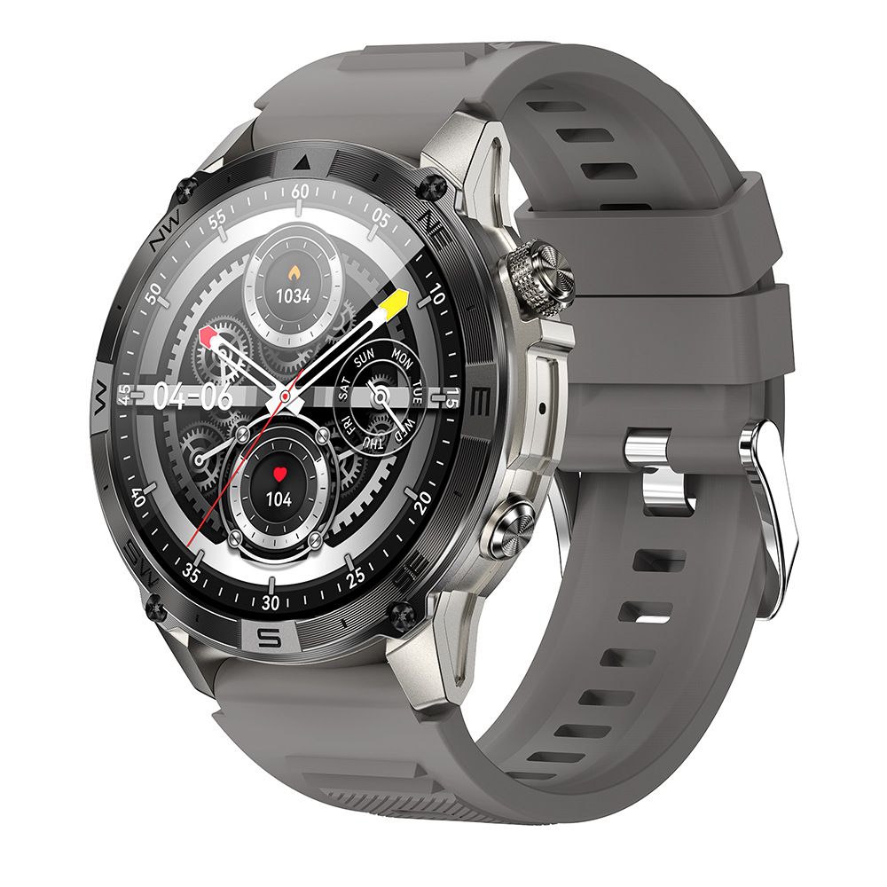 Bluetooth Arama, GPS, Kalp Atış Hızı ve Kan Oksijen Monitörü, Çoklu Spor Modları ve Su Geçirmez Fitness Takip Cihazı ile Erkekler ve Kadınlar İçin HK08 Akıllı Saat_voghion.com