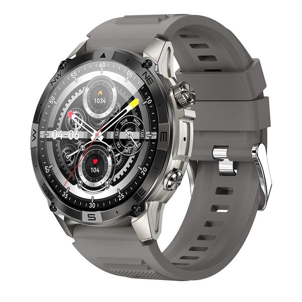 Bluetooth Arama, GPS, Kalp Atış Hızı ve Kan Oksijen Monitörü, Çoklu Spor Modları ve Su Geçirmez Fitness Takip Cihazı ile Erkekler ve Kadınlar İçin HK08 Akıllı Saat_voghion.com