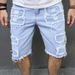 Lässige Sommershorts für Herren – Denim-Cargo-Shorts mit zerrissenem Saum und elastischer Taille, Streetwear-Mode für Teenager und junge Erwachsene (XS-2XL)_voghion.com