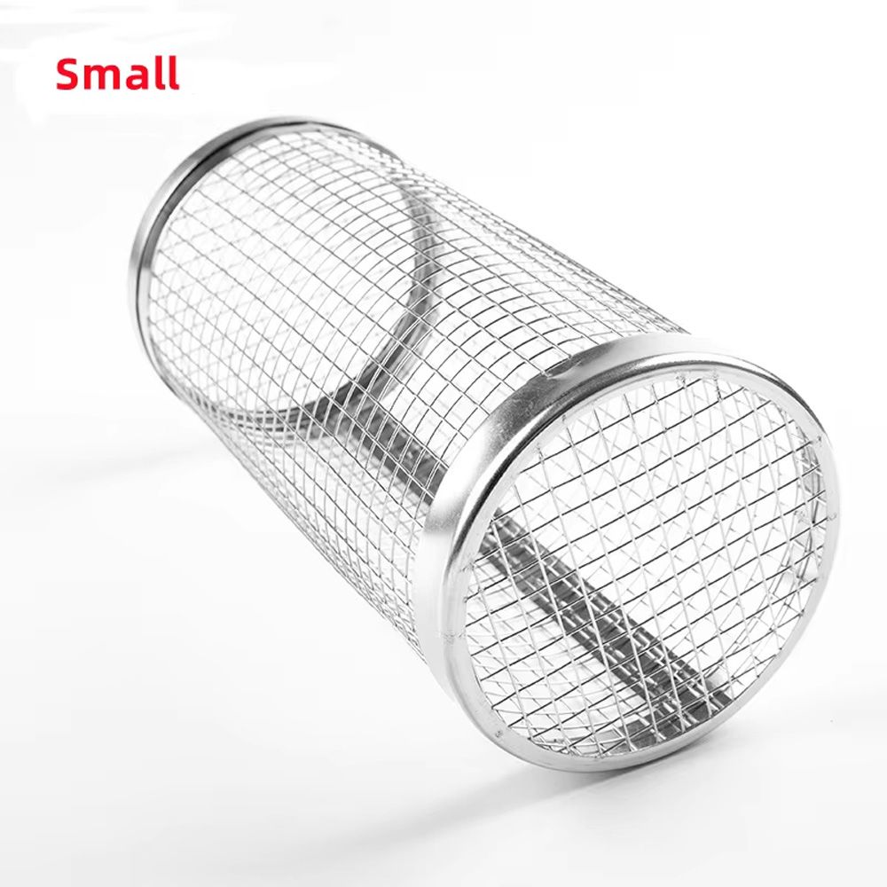 304 Roestvrij Staal BBQ Mesh Niet-stick Grillen Mand Grill Mesh Mat Vlees Plantaardige Steak Picknick Party Barbecue Tool_voghion.com