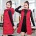 Lange Damen-Steppweste mit Kapuze – Dicke, gesteppte, ärmellose Jacke für Winter und Herbst – Mittellange und lange Damenweste_voghion.com