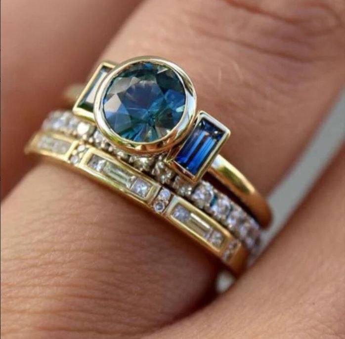 Moda Nuovo Design di Alta Gamma Senso Internet Celebrità Luce Lusso Donne Anello di Fidanzamento Personalità Tendenza Gioielli Mano_voghion.com