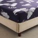 Feather Bohemian Mattress Cover Polyester 3D Printed Bedspread_voghion.com