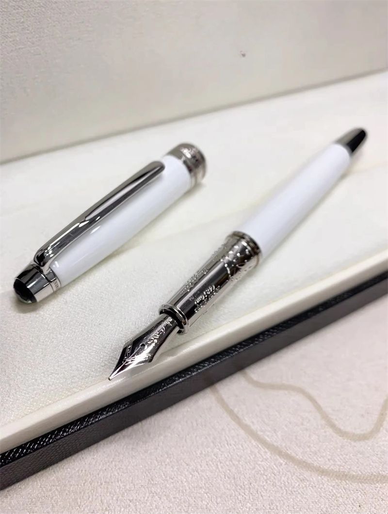 Caneta esferográfica de metal azul da série Bolangfeng de luxo, caneta rollerball, caneta tinteiro, papelaria, material escolar de escritório com escrita de alta qualidade_voghion.com