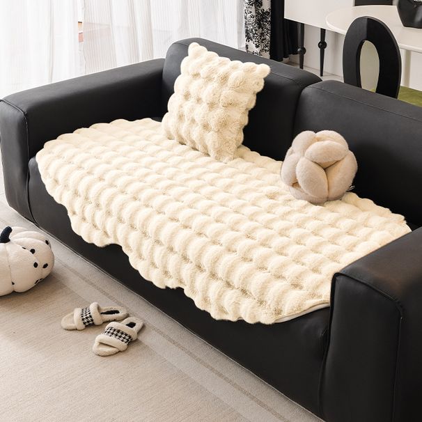 Premium Plush Sofa Cushion Cover – Custom Fit For Sectional Couches (Non-Slip, Winter-Ready Velvet, Multiple Sizes & Colors)_voghion.com