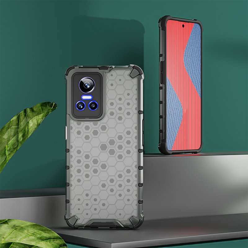 KEYSION põrutuskindel ümbris Realme GT Neo 3 3T 2 2T 2 Pro läbipaistva kärgstruktuuriga telefoni tagakaas OPPO Reno 7 4G 7Z F jaoks_voghion.com