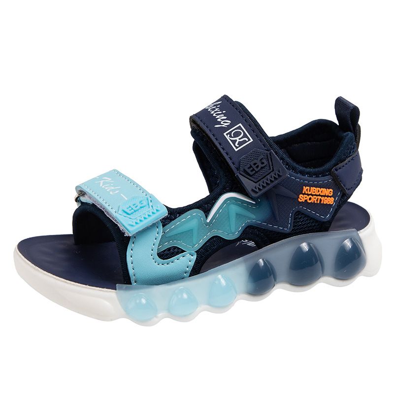 Mutter & Kinder Jungen Sandalen 2024 Sommer Neue Kinderschuhe Mädchen Weichen Boden Strandschuhe Sommer Stil Mittlere Und Große Kinder Jungen Schuhe_voghion.com