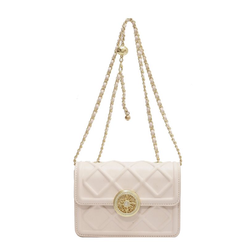 Borsa piccola di alta qualità da donna, nuova tendenza 2023, borsa a tracolla monospalla con catena rombica, borsa a tracolla monospalla_voghion.com