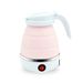 Portable Foldable Silicone Electric Kettle - 600W Mini Travel Kettle With Auto Shut-Off, Food-Grade Material, 0.6L Capacity For Home & Outdoor Use_voghion.com