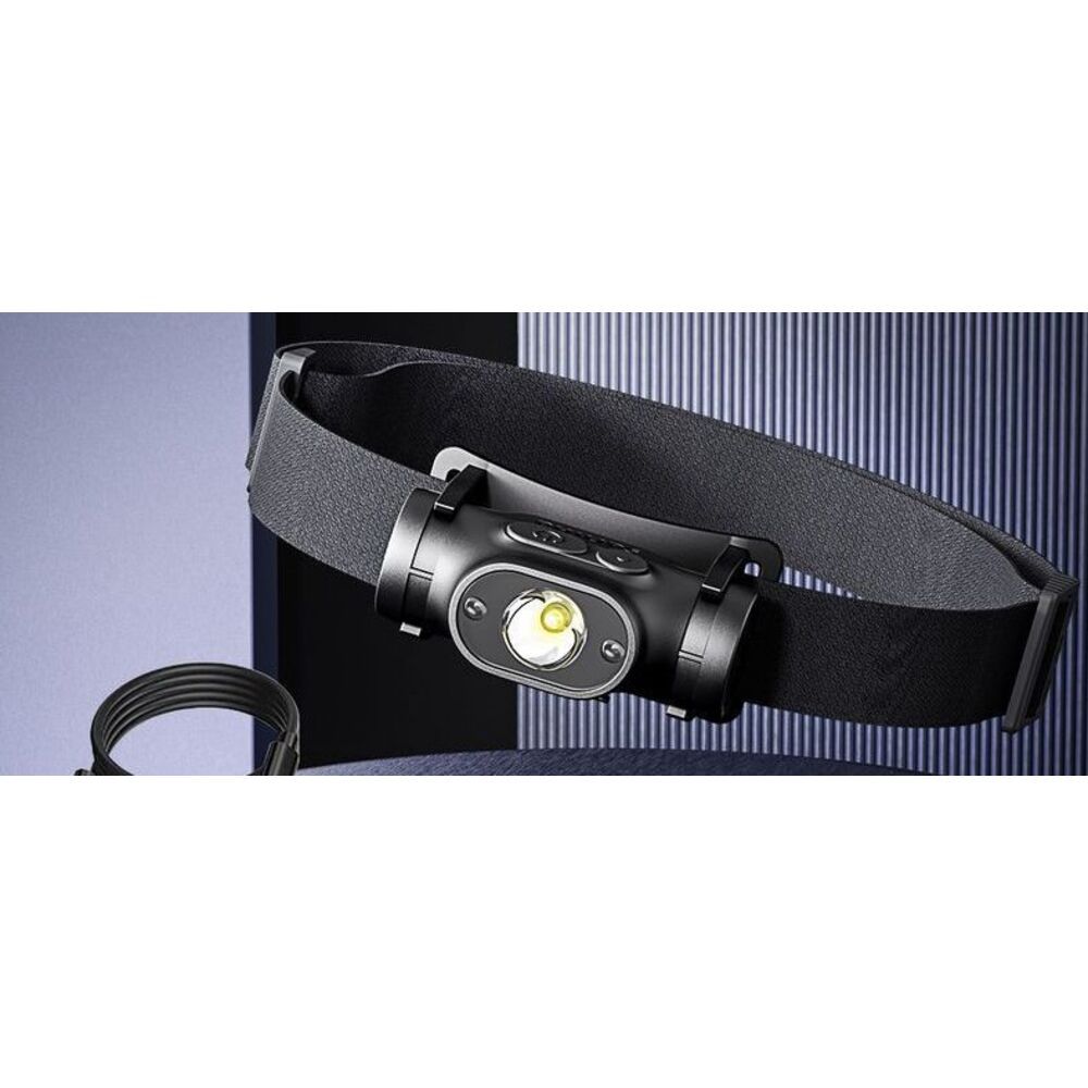 Mini-Induktions-Stirnlampe mit LED-Technologie, hohe Helligkeit, ultraleicht, wiederaufladbar, ideal für Camping, Nachtangeln, Wandern und Bergbau_voghion.com