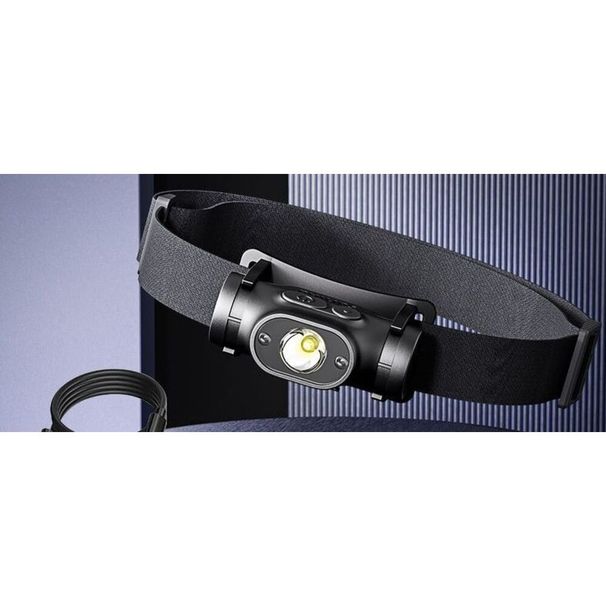 Mini-Induktions-Stirnlampe mit LED-Technologie, hohe Helligkeit, ultraleicht, wiederaufladbar, ideal für Camping, Nachtangeln, Wandern und Bergbau_voghion.com