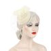 vendita calda copricapo sposa forcina retrò cappello a rete accessori per capelli con piume_voghion.com