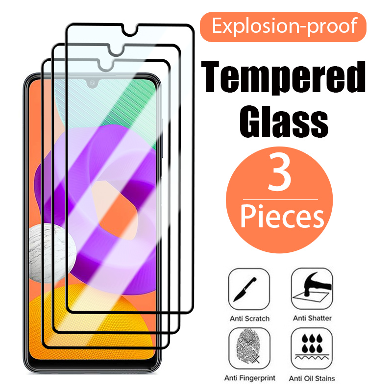 3Pcs Full Screen Coverage Tempered Glass for Vivo V17 Neo X50 X60 X70 Y19 Y20 Y21 Y31 2021 Y33S Y53S 4G HD Screen Protector Film_voghion.com