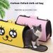 Handheld Breathable Cartoon Cute Cat Bag New Pet Bag Portable Oxford Cloth Crossbody Dog Bag For Outdoor Use_voghion.com