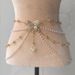Korean Version New Pearl Tassel Butterfly Waist Chain For Women Long Layered Necklace Light Luxury Fashion Super Fairy_voghion.com