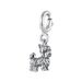 Yorkshire Terrier Locket Pendant Charm Sterling Silver Charm_voghion.com