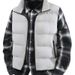 Übergroße Westejacke für Herrenbekleidung – leichte, ärmellose Weste mit Stehkragen für Freizeitkleidung (Grau, Schwarz, Rot, Blau) – L/XL/2XL/3XL/4XL/5XL/M_voghion.com