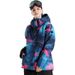001 Smaining Korean Style Suit Windproof Waterproof Breathable Thickened Warm Northeast Snow Country Double Snowboard_voghion.com