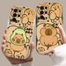 Capybara Cute Cartoon Phone Case for Samsung Galaxy S20 FE S23 FE S22 Plus S24 S25 Ultra S21 S23 S25 Ultra S25 Plus Soft Cover_voghion.com