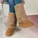 Winterstiefel für Damen aus Schneeplüsch, warm, verdickt, modisch, lässig, Wildleder, dickbesohlte Mittelrohrstiefel, Botas Mujer 240719_voghion.com