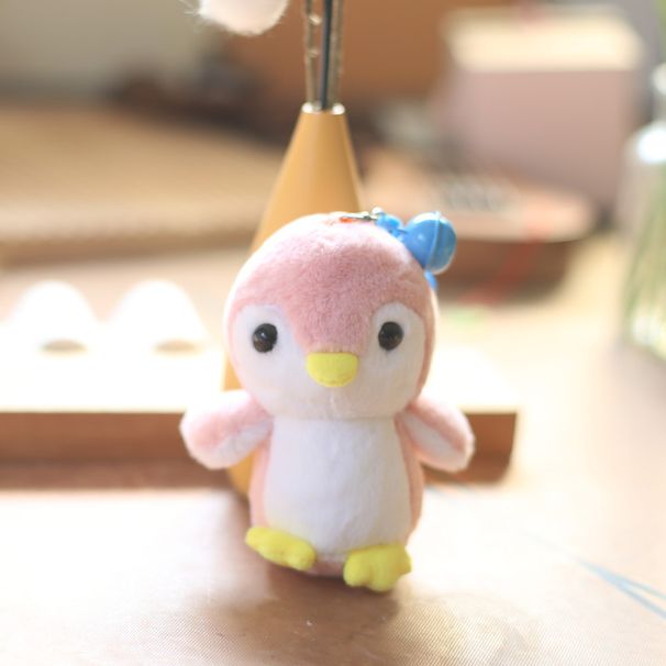 Adorable Plush Cute Penguin Toy Keychain Cartoon Bag Charm Soft Stuffed Doll_voghion.com