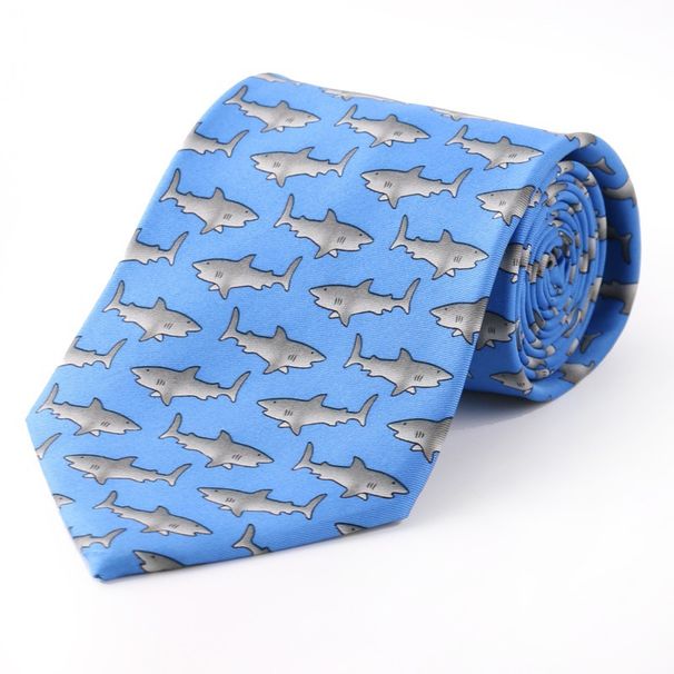 Fashion Creative Polyester 10cm Printed Wide Animal Theme Professional Tie_voghion.com
