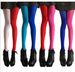 2025d Asymmetric Fashion Color-Block Women's Tights Left And Right Leg Slimming Pantyhose Customizable Colors_voghion.com