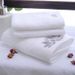 5-Star Hotel Platinum Satin Cotton Towel Set - Luxury Bath/Hand/Face Towels, Extra Thick & Large With Free Embroidery, 100% Premium Egyptian Cotton_voghion.com