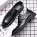 Leather Shoes For Men: Business Formal, Casual, Workwear Korean Style, British Style Groom, Best Man, Wedding Leather Shoes_voghion.com
