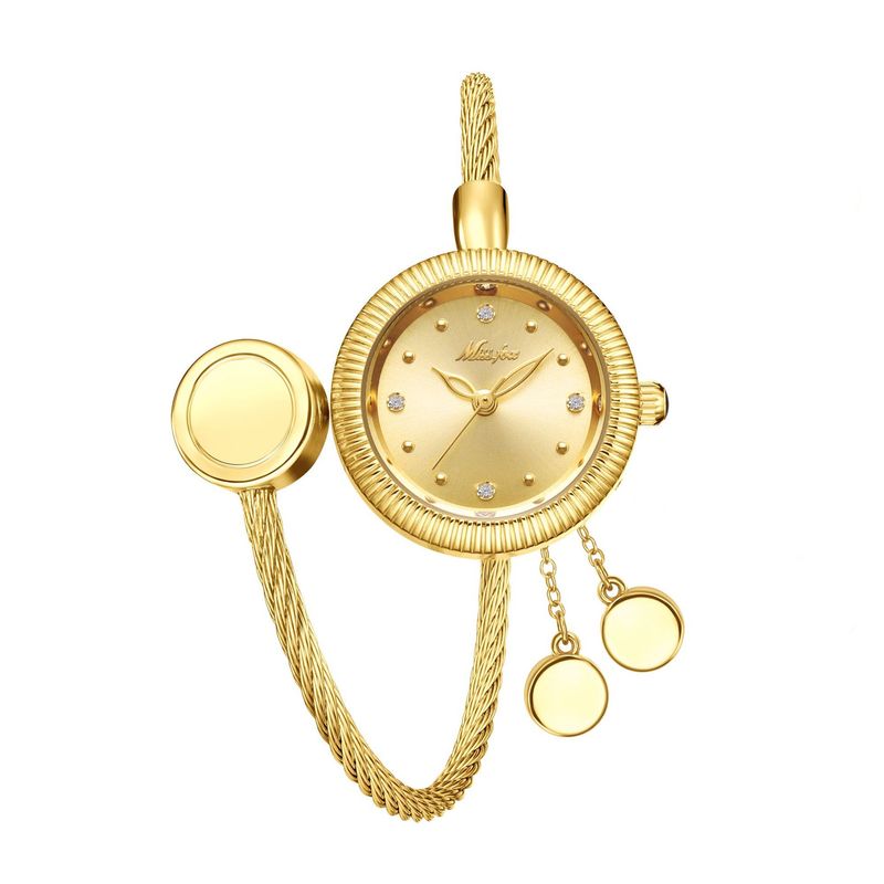 MISSFOX High-End French Style Small INS Pendant Wrap Bracelet Niche Women's Watch_voghion.com